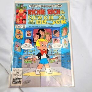 Vintage Richie Rich x New Kids on the Block Comic Book